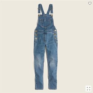 New J Crew Girls Crewcuts denim overalls